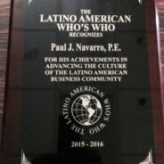 Paul Navarro recognized by Latino American Who’s Who